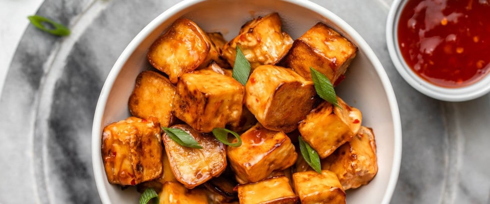 Marinating Tofu with Chilli Sauces